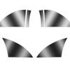 Tesla Model Y/3 Rear Door TPU Protective Film - Triangle Area, Anti-Transparent Glossy Black