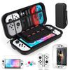 Carrying Case + Protective Cover + Tempered Glass Film For Nintendo Switch Oled 13 In 1 Accessories Kit