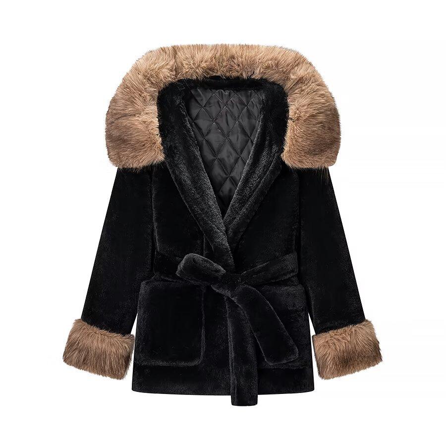 European and American style, new women's clothing, fashionable, casual, versatile, fashionable, fluffy padded jacket