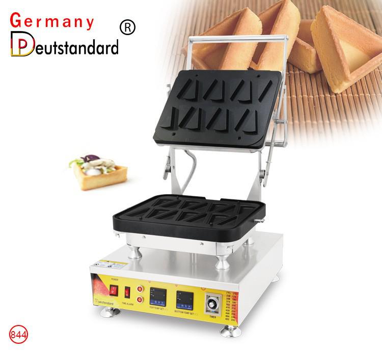 Grouting Cookie & Molten Cheese Tart Waffle Machine for Bakery Stalls