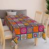 Rectangle Table Cover Ethnic Style Table Protecter Bohemian Mandala Tablecloth  Banquet