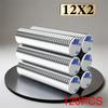 12x2mm  Super Powerful Round Neodymium Magnet  With double-sided adhesive Magnet N35 Strong Permanent Magnetic imanes