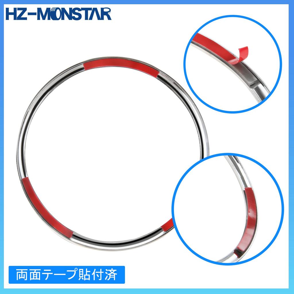 HZ-MONSTAR Steering Center Ring, Compatible with Mazda 3 Axela, Steering Foil, Handle, Center Ring,