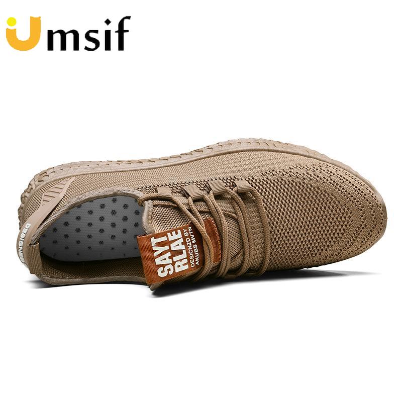 New Men's Fashion Sneakers Mesh Breathable Student Running Shoes Non-slip Outdoor Sports Shoes