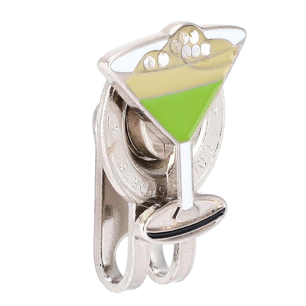 Durable Metal Golf Mini Magnetic Ball Marker Golfer Hat Visor Clip Accessory (2#)