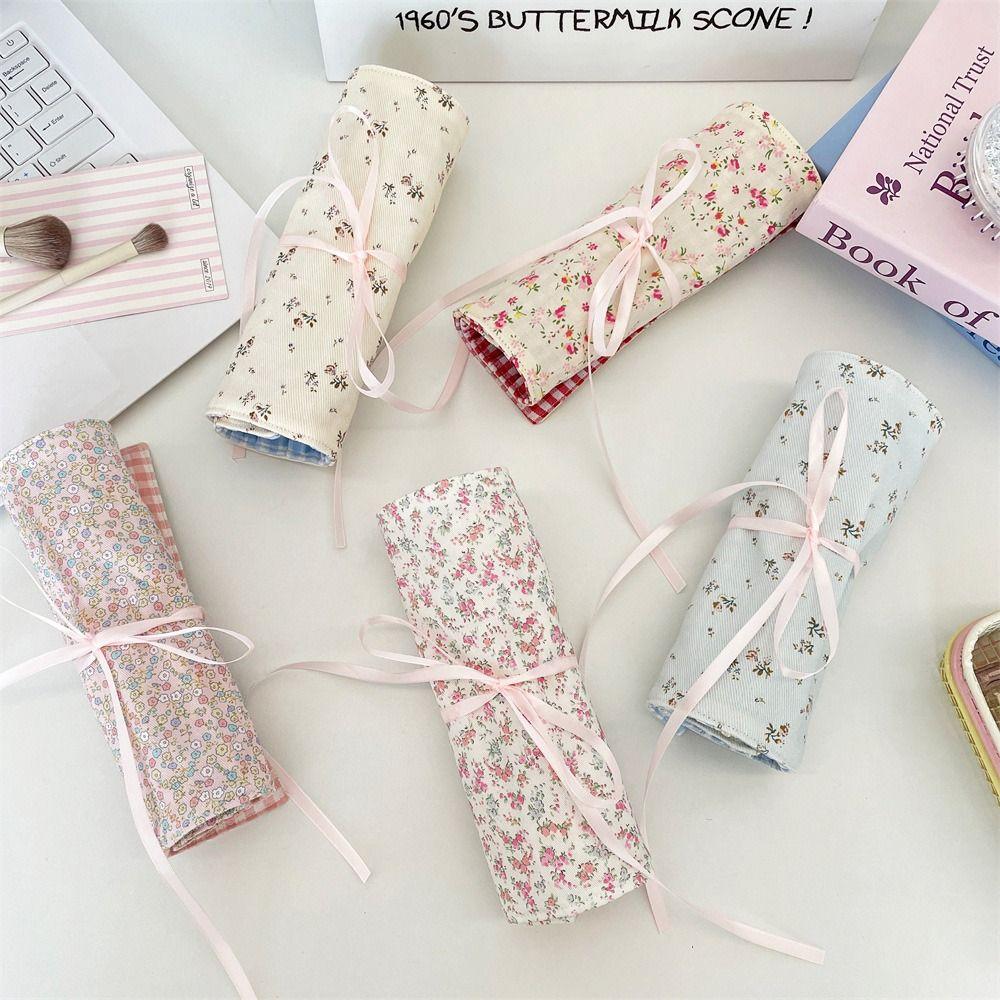 Large Capacity Makeup Brush Bag Convenient Makeup Brush Organizer Cosmetic Storage Bag  Household