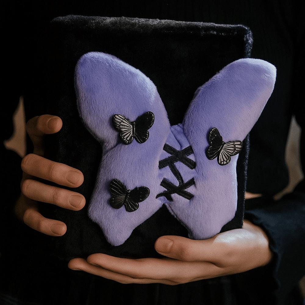 3-Inch Detachable Card Book Furry Cover Loose Leaf Album High-Quality Korean Album Photo Storage