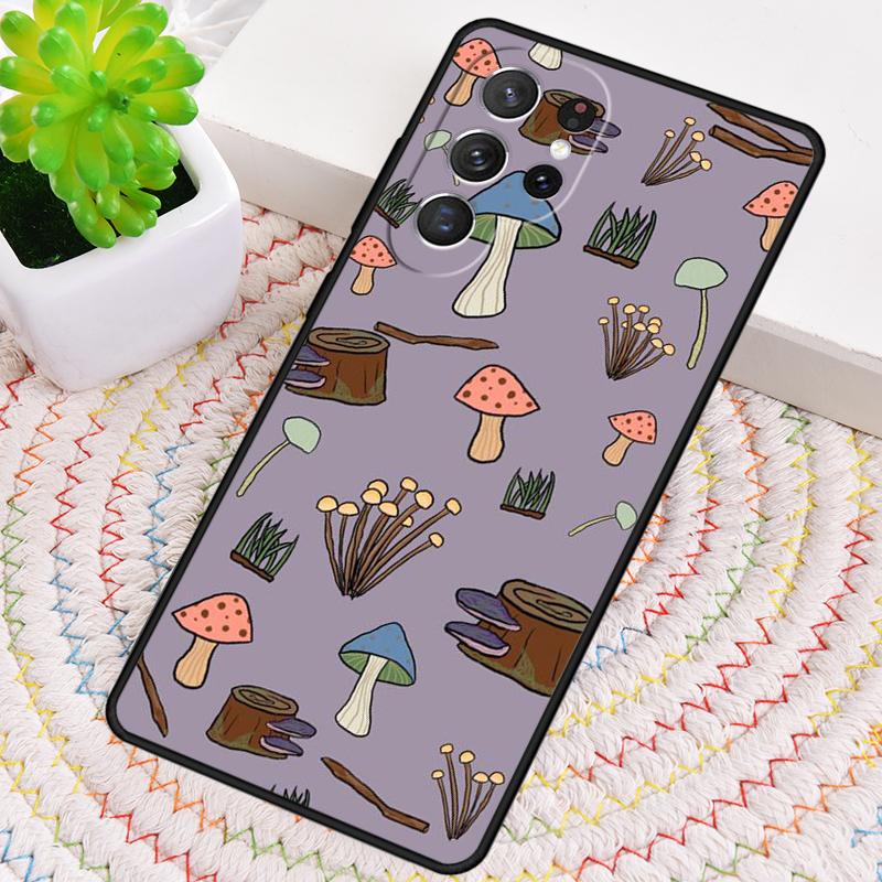 Psychedelic Mushrooms Florals Phone Case For Samsung Galaxy Note 10 Pro S26 S25 S24 S23 S22 Ultra Plus S21 FE S20 Cover