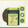 TEA AND TWIGS|Tulsi Ginger Green Tea- 15 Pyramid Tea Bags|100% Pure Ingredients - Tulsi, Ginger & Green Tea|Green Tea|110 Gram