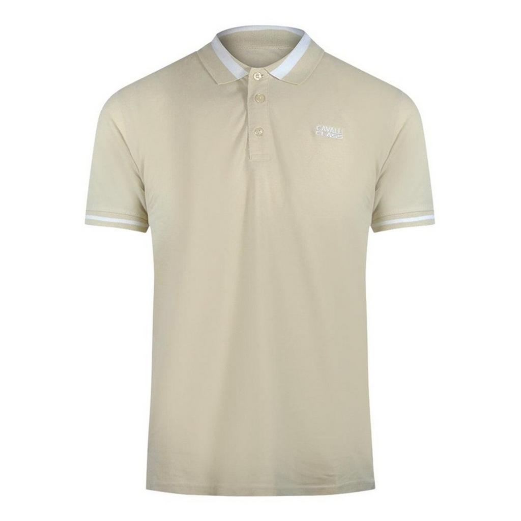 Cavalli Class Unisex Adult Contrast Collar Polo Shirt