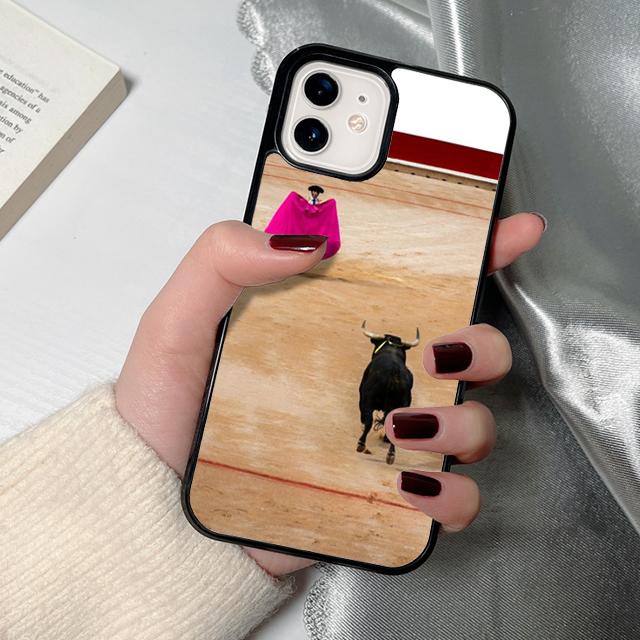 Bullfight Bull Fight Phone Case for iPhone 16 15 14 12 13 mini PLUS X XS XR 11 PRO MAX Back Cover Fundas