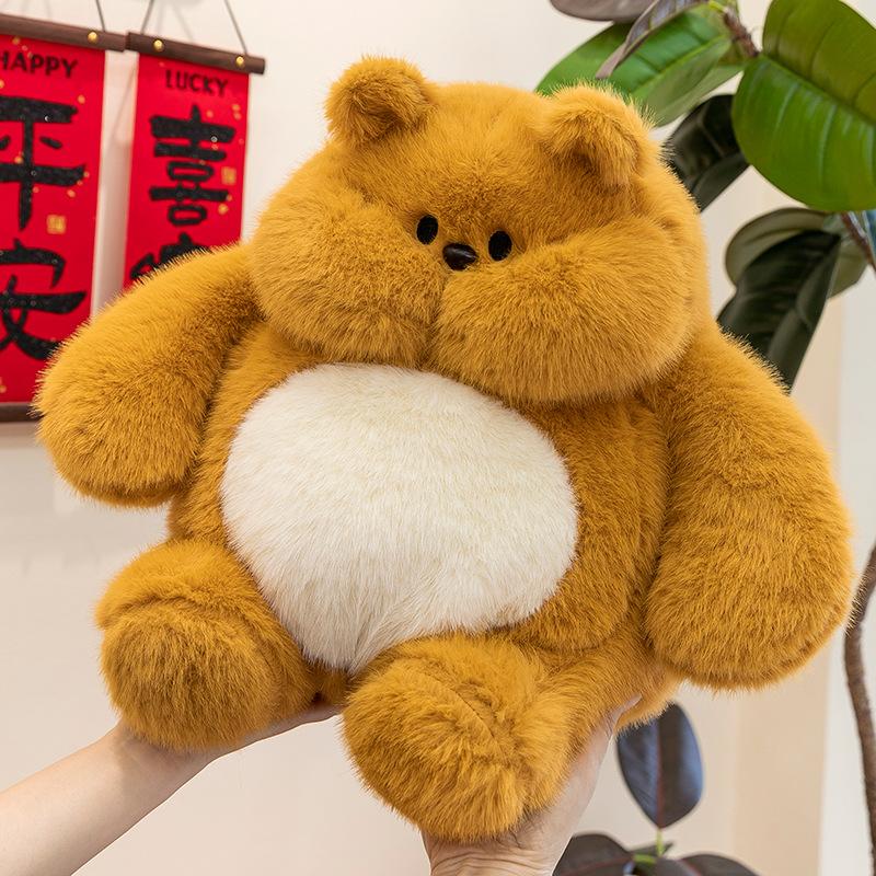 Dun Dun Bear Doll Hug Bear Plush Toy Big Bear Doll Children's Rag Doll Throw Pillow Birthday Gift