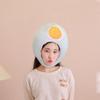 Convenient Duck Egg Head Cover Unique Funny Head Cover Comfortable Soft Cartoon Head Cover Performance Use