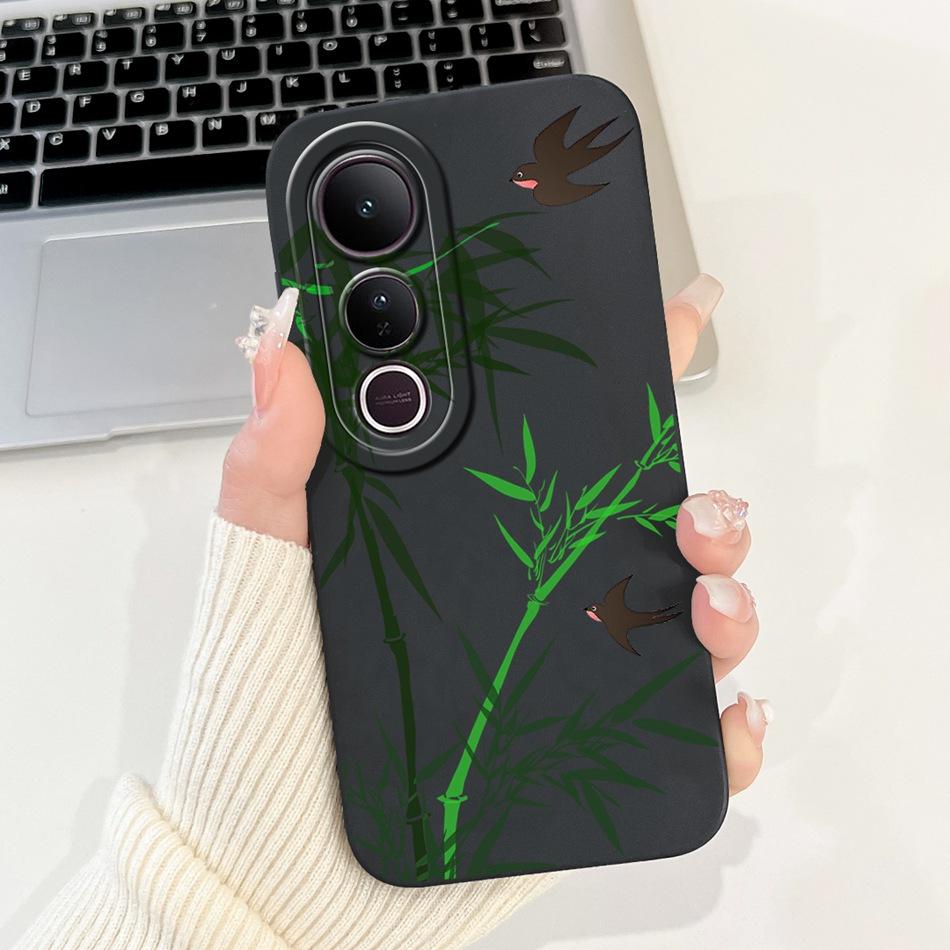 For Vivo V50 Lite Elegant Butterfly Floral Printed Phone Case For Vivo V50 V 50 V50lite Soft Silicone Shockproof Cases Bumpers
