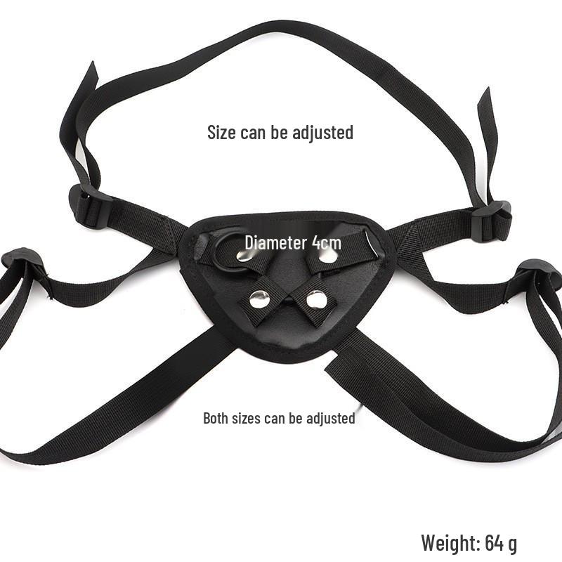 Women's Leather Pull-Up Pants with Strap-On Dildo for Lesbian, Gay, and Transgender Play