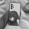 Süße Schottische Hochlandrind Hülle Für Samsung Galaxy A15 A22 A52 A32 A54 A14 A16 A26 A36 A56 A55 A35 A05 A06 A53 A33 A13