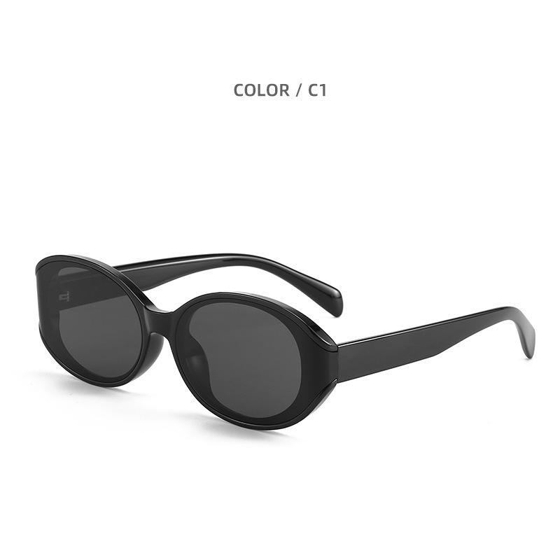 Retro Korean version cat s eye big-name sunglasses female Internet celebrity black sunglasses driving UV-proof versatile glasses