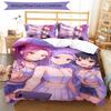 3pcs Demon Hunter Pattern Bedding Set Duvet Cover Set Includes Duvet Cover &pillowcases,perfect All Season Bedroom Decoration&gift