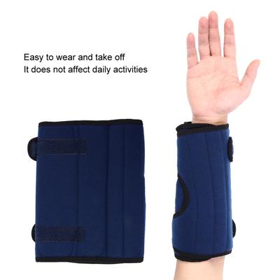 Armbandage Fixierungsstütze Ellbogenpolster Atmungsaktiv Frakturheilung Armschiene Stabilisator Blau