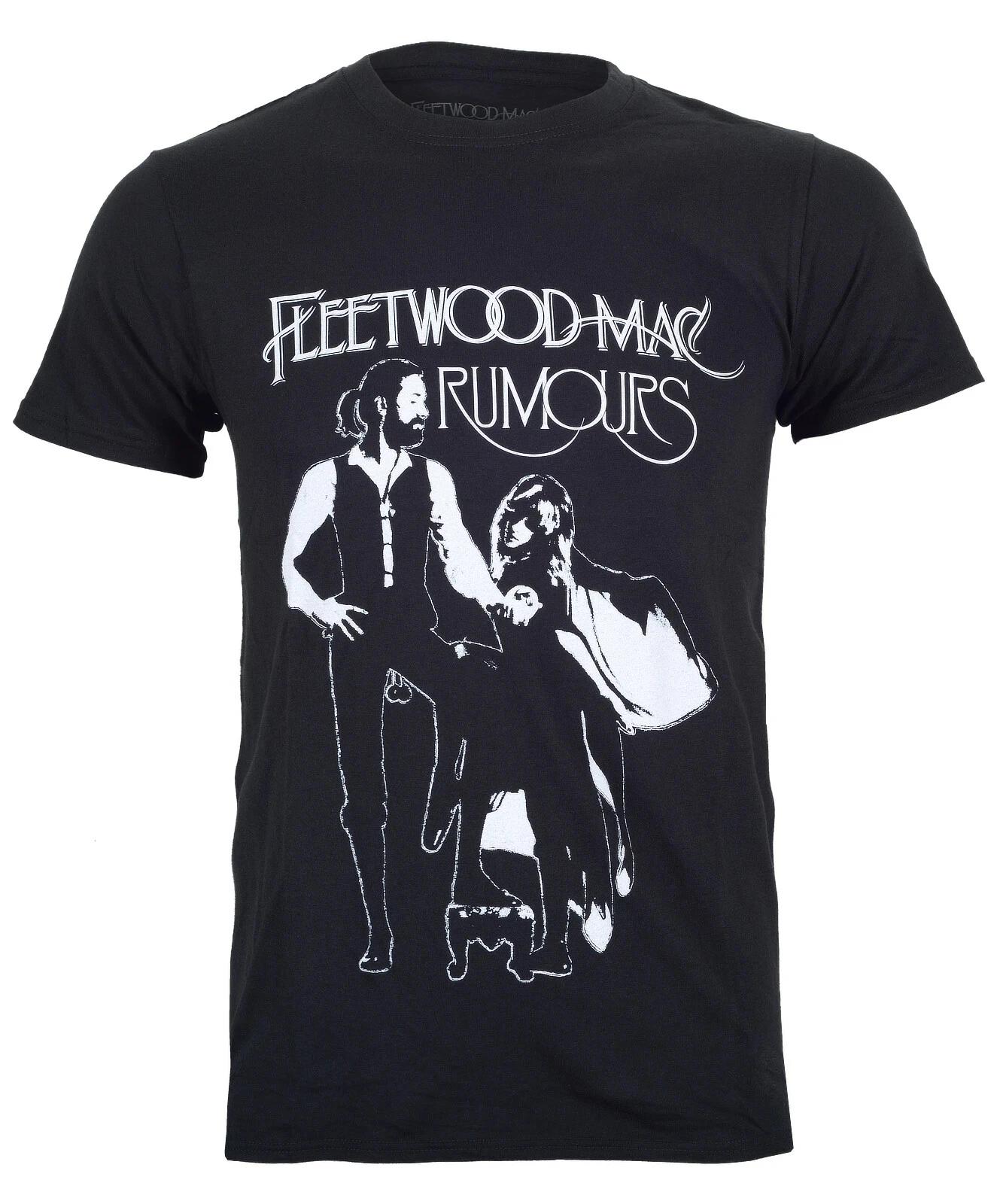 Official Fleetwood Mac T Shirt Rumours Album Cover Art Black New S to 5XL 3XL