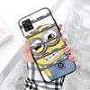 Black Case for Xiaomi Poco X6 X4 M5 M6 F5 F6 C65 C55 C50 C51 C40 Pro Redmi 14C A3X 13C 12C 11T 10A 9C Note 7 6 8A Plus M-78 Cute Minions