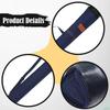 Fishing Pole Storage Bag Pocket with Drawstring Shoulder Strap Gear Organizer Travel