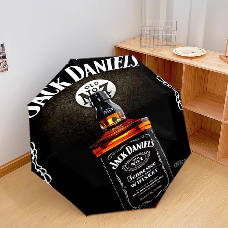 Jack Daniel's Legacy Automatic Umbrella - Suitable Travel Outdoor Portable Umbrella Birthday Gift Daily Essentials