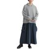 Oshare Walker Hooded Long Loose with Perfect for 14dm0ol n'OrLABEL [Fleece-Lined, Mixed-Material Dress] Women's Dress, Hoodie, Fit, Slimming, Pockets,