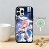 Denia Hiyuki WuWa Wuthering Waves Phone Case For iPhone 17 16 15 14 13 12 Pro Max Plus for Mirror Wireless Magnetic Cover