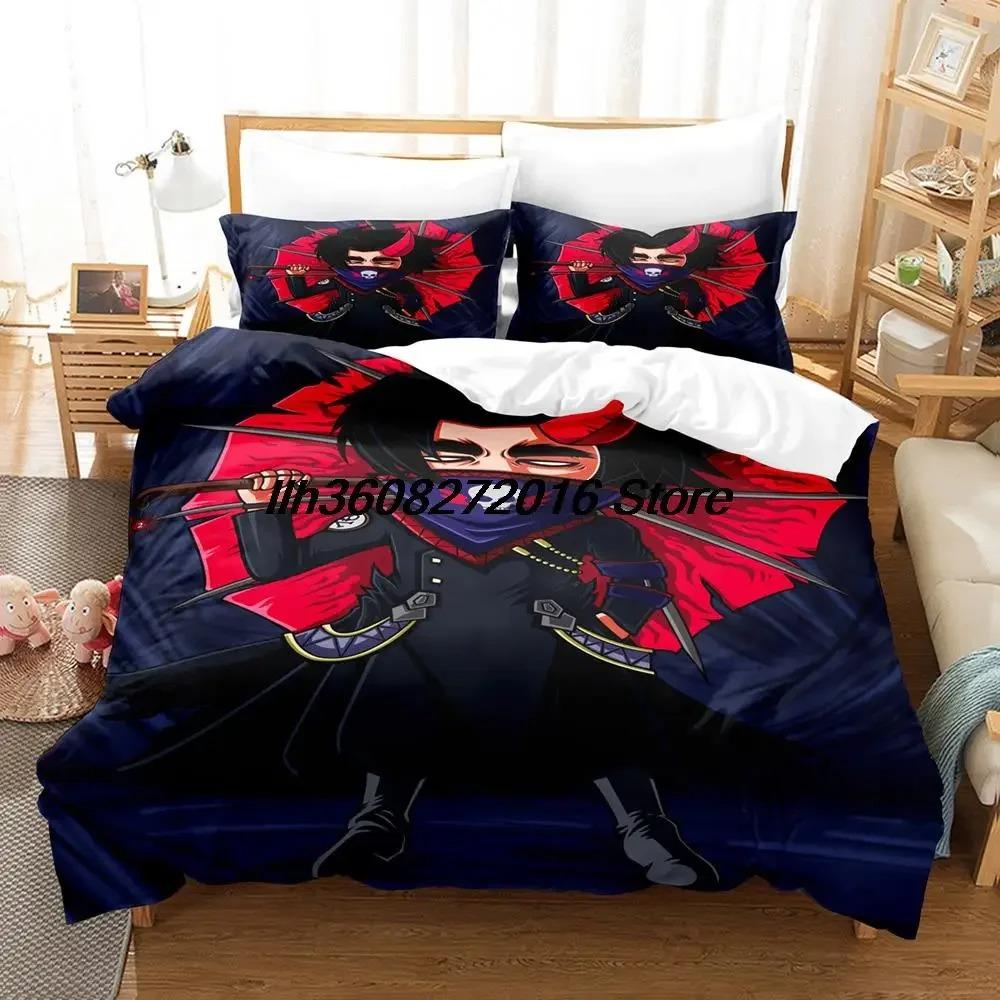 3D Tisk Anime HUNTER×HUNTER Feitan Ložní Set Jednolůžkový Twin Plný Queen King Size Ložní Set Aldult Dětská Ložnice Sady Povlečení
