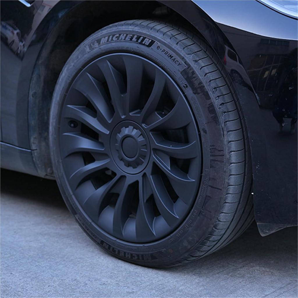 2025-2026 Tesla Model 3 18-inch Cyclone Wheel Cover with Glossy Finish