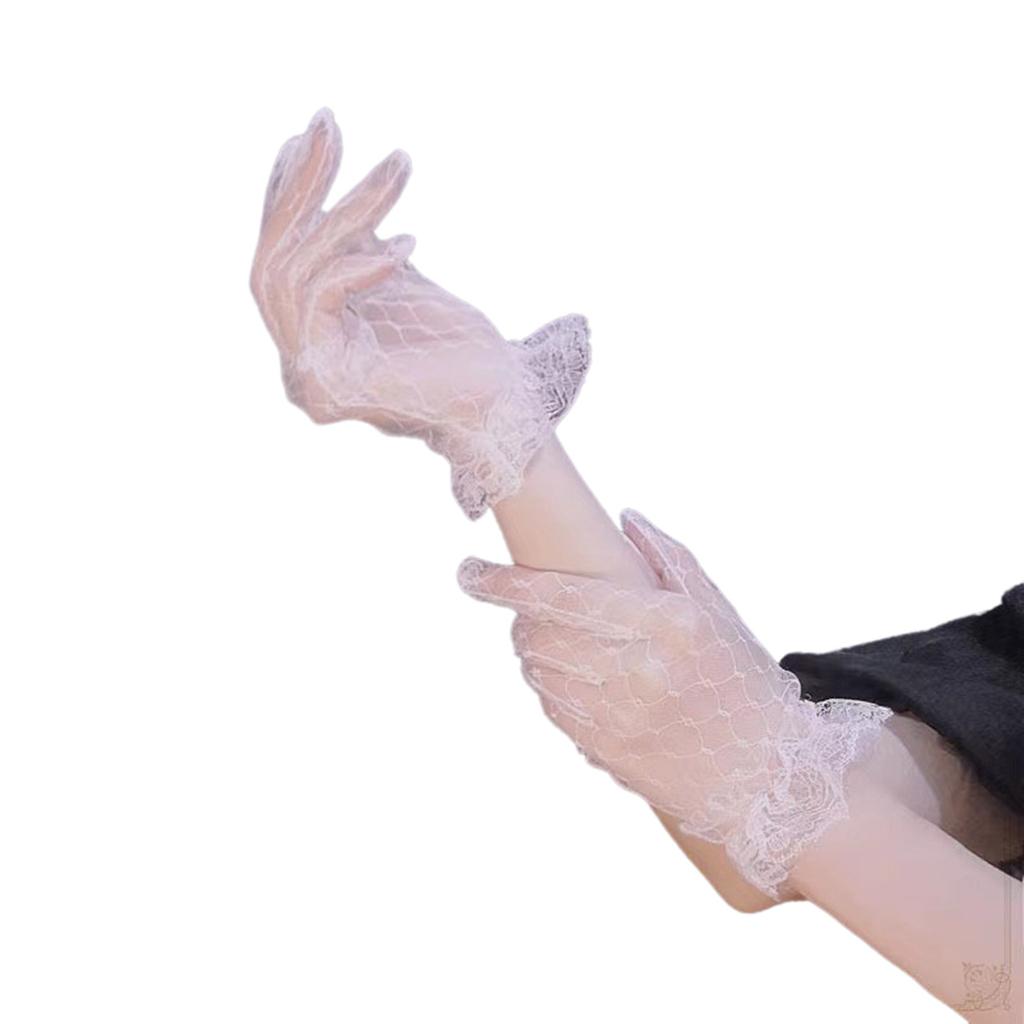 Evening Dress Gloves for Women Lady Full Finger Gloves Prom Accessory Flapper Gloves 1920s Stretchy Gloves