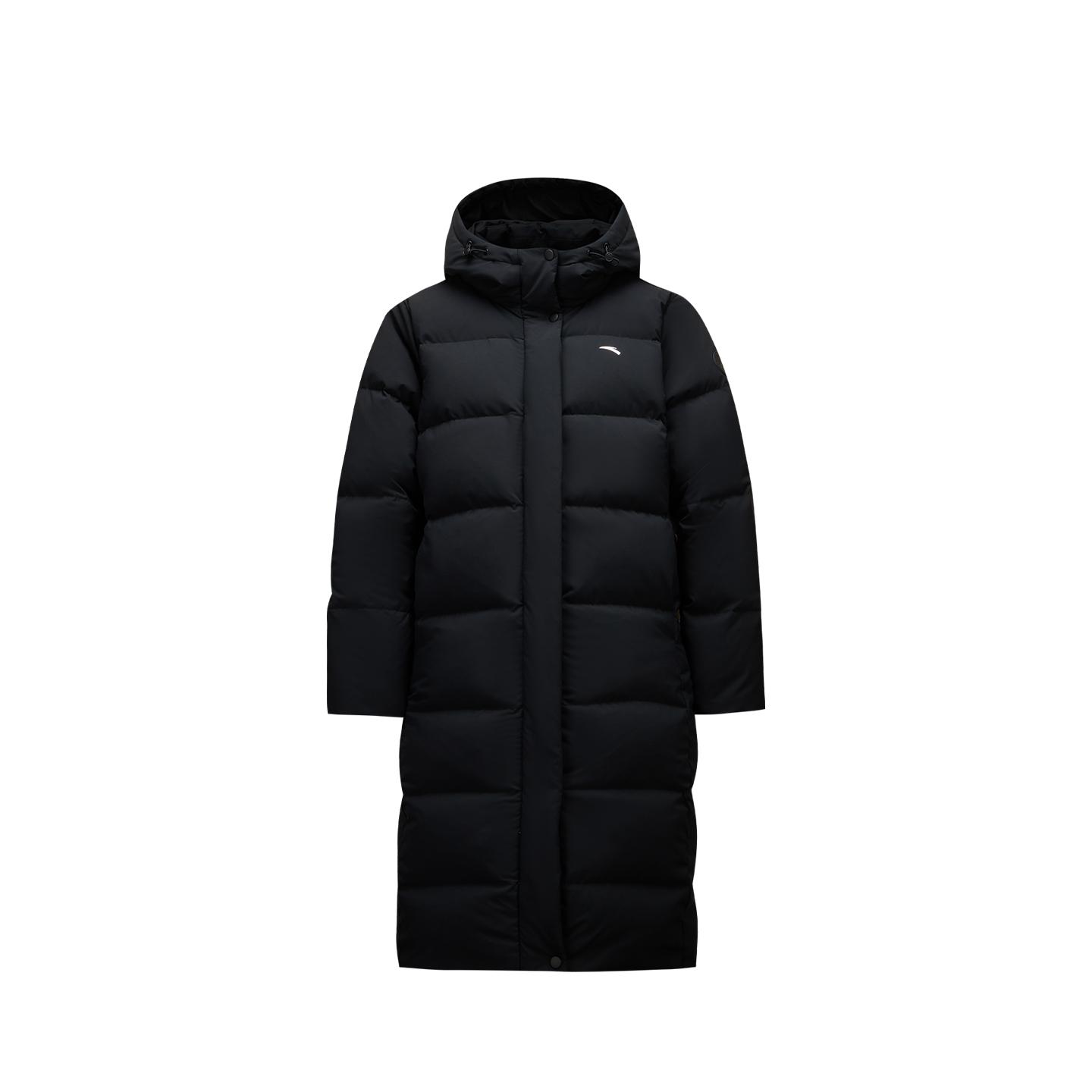 

Anta Training Comprehensive Series 2026 Spring Mid-Length Down Jacket Women Outerwear Basic-Black 962617901-4 XL
