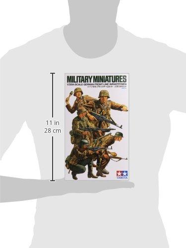 Tamiya 1/35 Военная миниатюра Серия Нет. 196 Набор немецкой армейской пехотной штурмовой группы Пластиковая модель 35196