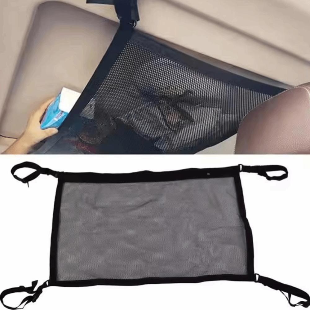 Double Layer Car Ceiling Storage Net Large Capacity Car Ceiling Mesh Pouch  Sundries