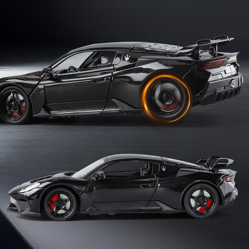 1:24 MC20 GT2 Supercar Alloy Cast Toy Car Model Sound and Light Advanced Collection Ornament Car Models Gift
