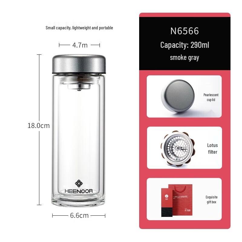 Xinuo Double Wall Glass Cup