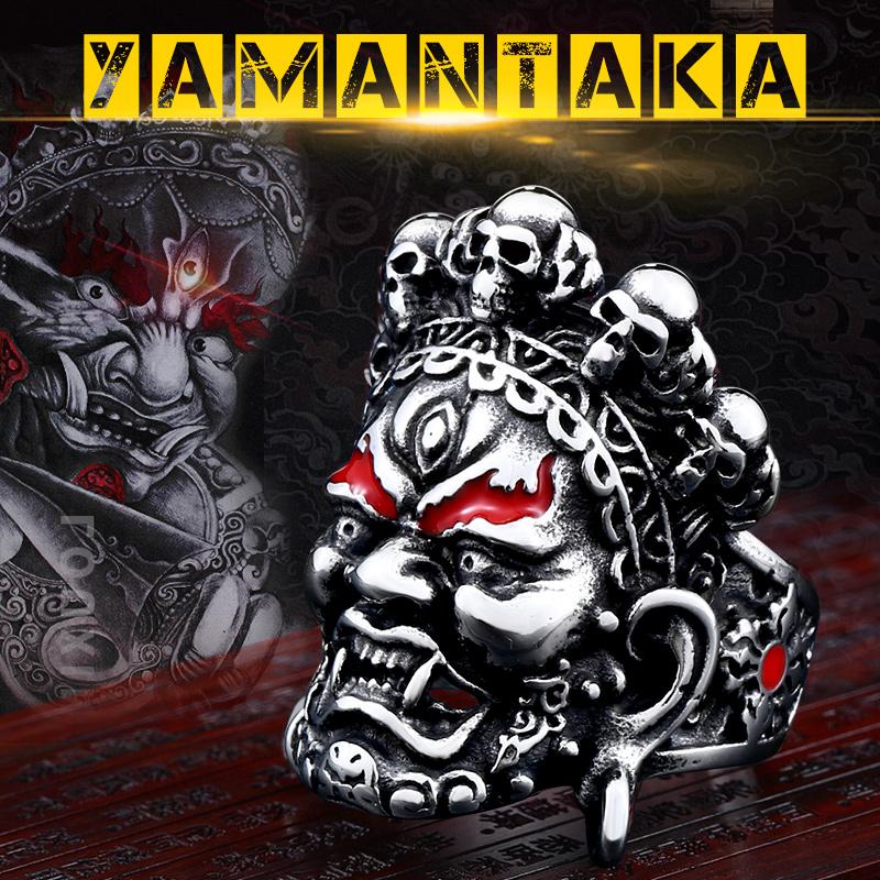 

Beier new store Skull ring Buddha God of Wealth Adjustable fashion ring man or women jewelry dropshipping LLBR8-457R 7