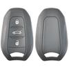 Für Peugeot Citroen Opel Grandland X Corsa Zafira Fernbedienung Silikon 3 Taste Schlüsselanhänger Kette Ring Abdeckung Fall Halter Schutz