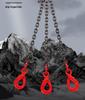Double Hook Self-Locking Safety Lifting Chain for Crane, 2-3 Tons Capacity