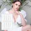 48 Pairs Eyebrow Stencil Stickers Disposable,Disposable Eyebrow Tape,Adhesive Eye Brow Stencils for Women,3 Shapes Eyebrows Tape Strips,Airbrush