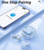 T8 PRO TWS Bluetooth Earbuds Transparent with LED Digital Display Wireless In-Ear Earphone for Xiaomi Huawei iPhone Headphone