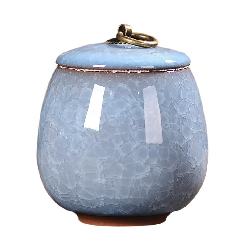 Tea Coffee Sugar Storage Jar China Crafts Decoration Mini Ceramic Jar Kitchen Storage Bottles & Jars Containers Home Decor New