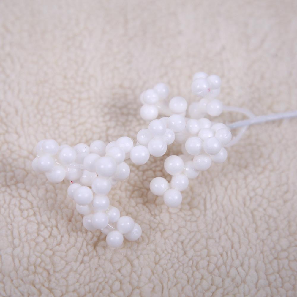 Festive White Foam Berry Christmas Tree Decorations For Diy Holiday Crafting And Styling