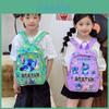 Stitch Childrens Backpack With Nylon Material And Soft Cushion Straps For Kindergarten Use