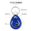 TK4100 RFID Keyfobs Keychain Tags Access Control for Key Cards Proximity Keychains for Smart ID Keycard for Key Fob Drop
