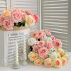Elegant Artificial Silk Roses For Wedding Centerpieces And Home Styling
