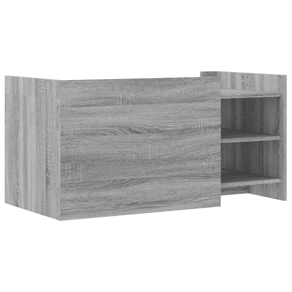  Coffee Table, Grey Sonoma Oak, 100x50x50 Cm