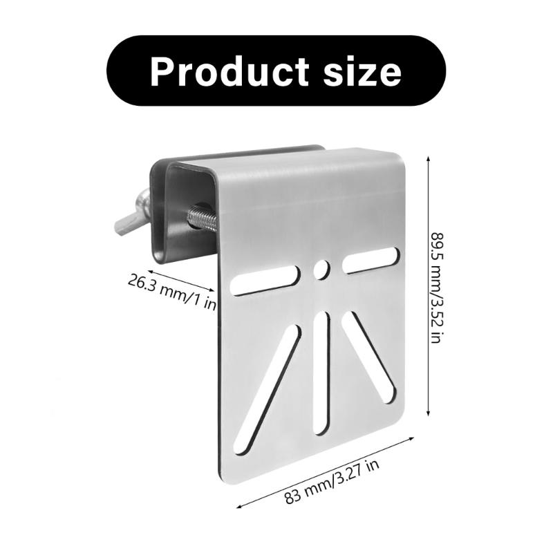 Without Tool Required Security Camera Mount Stainless Steel Brackets With Sturdy Hardware for Permanent Installation