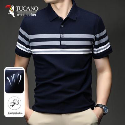 Herren Eisseide Schnelltrocknendes Poloshirt